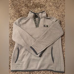 LLBean - Women's Airlight Knit Pullover, Size M Reg, Gray